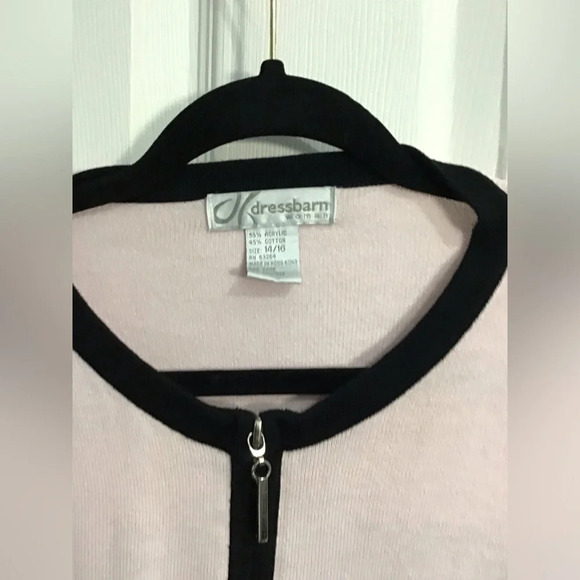 Dress Barn Full Zip Multi Color Long Sleeve Cardigan size 14/16 - Picture 4 of 6